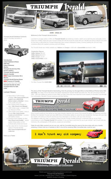 Daventry-website design