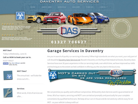 Daventry website design